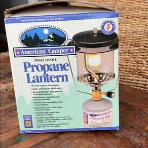 American Camper Single Mantle Propane Lantern.